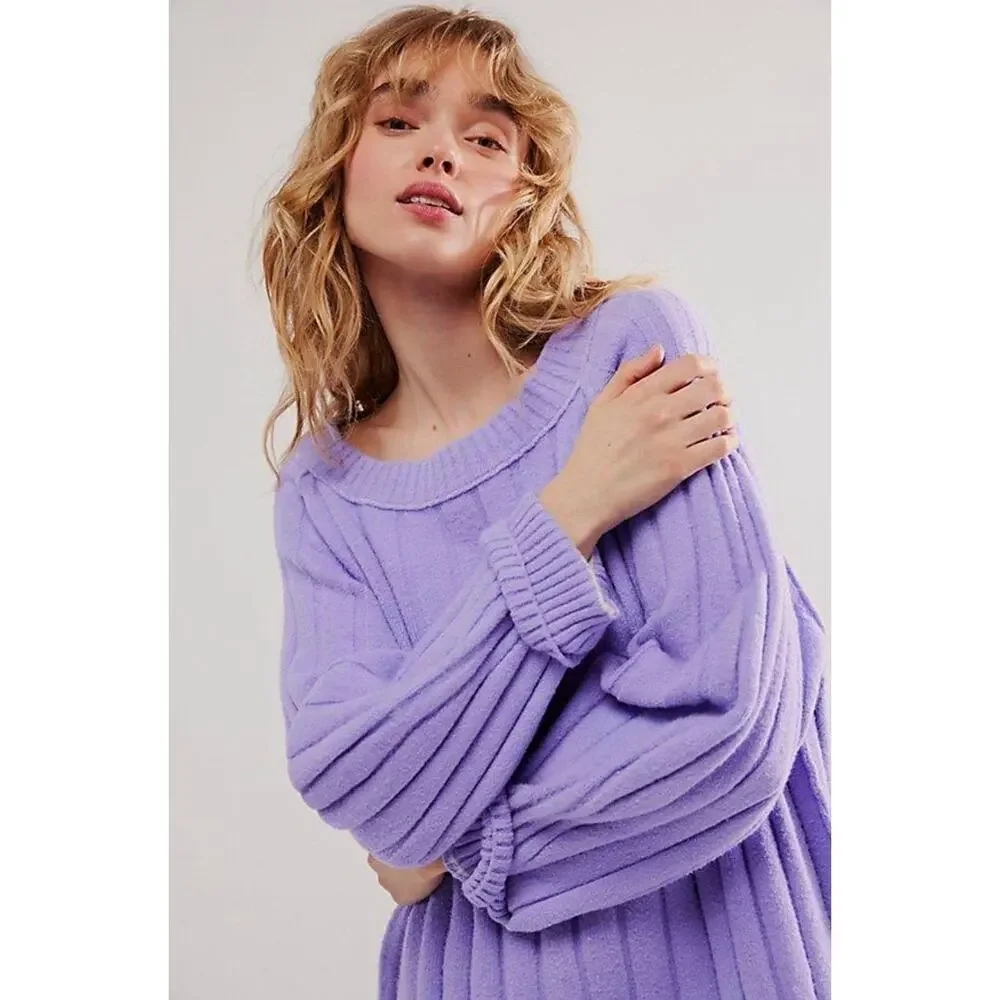 NWT❤️Free People Venus Tunic Sweater szM